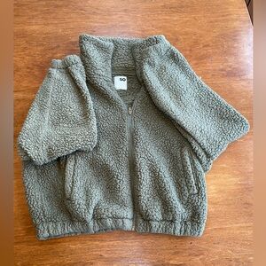 🧸 SO JADE GREEN FUZZY TEDDY COAT 🧸